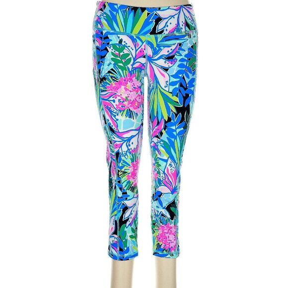 Lilly Pulitzer Luxletic 21" Weekender Legging You Me and Giraffee M - Picture 1 of 5